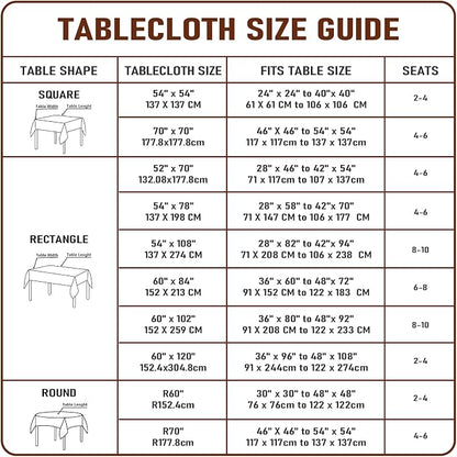 Clear Plastic Tablecloth Protector Rectangle 60x120 inch Waterproof Oilproof Stain Resistant Wipeable Table Cover for Dining Tables
