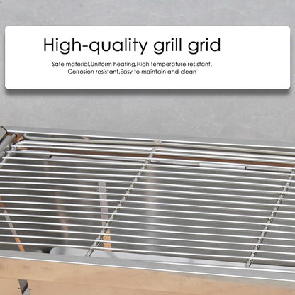 Portable Camping Charcoal Grill | Camping Grill Foldable BBQ Stove,Thickened Barbecue Thickened Barbecue For Home Use, Hiking