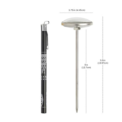 CDN Ovenproof Meat Thermometer | NSF® Certified | ProAccurate® | 1.75" Dial | For Oven & Grill Cooking | Durable Stainless Stem | Fast & Accurate Readings | IRM190