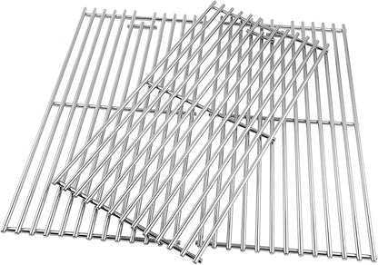 720-0953 Grill Grates for KitchenAid Grill Replacement Parts 720-0787D 3 Burner 720-0953A 730-0953, Cooking Grates for Kitchen Aid 720-0787D Home Depot Grill Parts, Stainless Steel, 18 13/16 x 8 1/8"