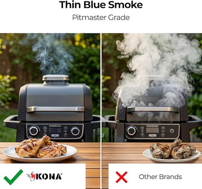 Kona Premium Blend Smoker Pellets, Intended for Ninja Woodfire Outdoor Grill, 16 lb Resealable Bag