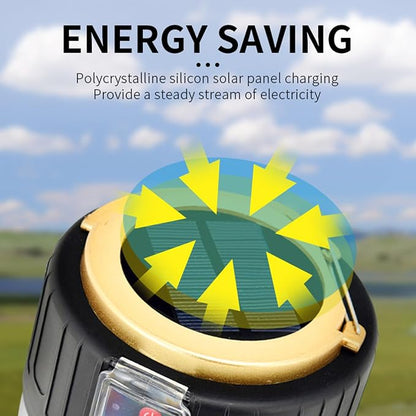 Solar LED Camping Light USB Rechargeable Tent Lamp for Fishing Barbecue Camping Lighting Outdoor Solar LED Lights Fishing Barbecue Rechargeable Light Bulb Three Lighting Modes