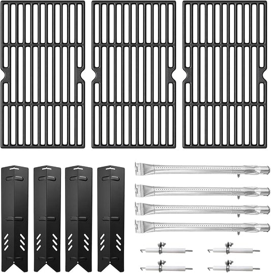 SafBbcue DGF493BNP DGF493PNP Replacement Kit for Dynaglo Grill Parts DGF493BNP-D DGF493PNP-D DGF493SPB DGF493SPD Backyard BY13-101-001-12 BY14-101-001-099 GBC1440W Cooking Grates 70-01-273