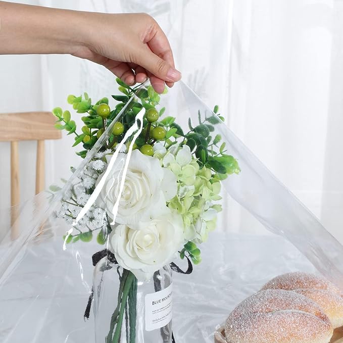 Kesfey Clear Plastic Table Cloth Protector 54 x 102 Rectangle Transparent Vinyl Tablecloths 100% Waterproof Oil-Proof Spill-Proof Tablecovers Wipeable Clean Tablecloth for Dining Tables Camping
