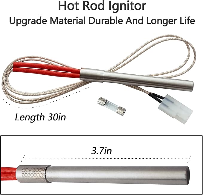 dibay Auger Motor, Induction Fan Kit, Fire Burn Pot and Hot Rod Ignitor for Traeger and Pit Boss Wood Pellet Grill Parts Replacement