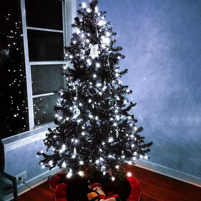 105ft 300 LED Christmas String Lights, End-to-End Plug 8 Modes | UL Certified - Outdoor Indoor Fairy Lights for Christmas Tree, Patio, Garden, Party, Wedding, Holiday (Cool White)