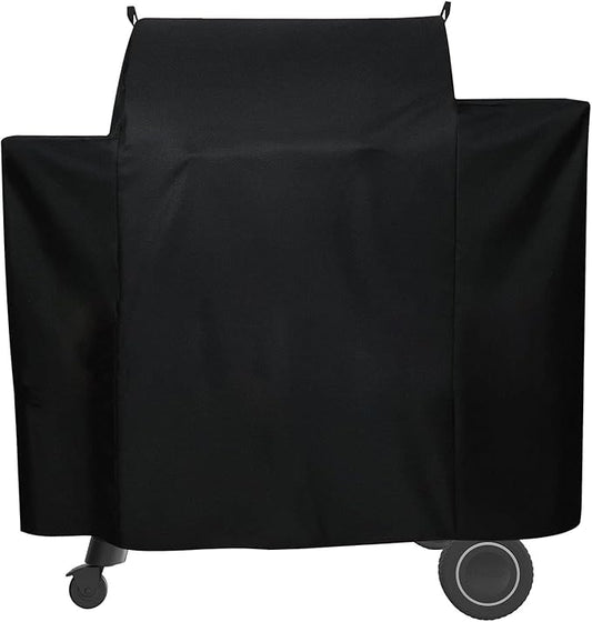 Grill Cover for Traeger Ironwood 650 Smoker, Waterproof Wood Pellet Cover for Traeger Timberline 850, Silverton 620 Pellet Grills Accessories, 600D BBQ Cover Replacement for BAC505 BAC359 BAC592