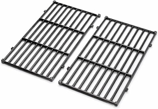 7637 Grill Grates for Weber Spirit E210 E220 S210 S220 Front Control, Spirit II E210 E220, 17.5 x 10.2 in Porcelain-Enameled Cast Iron Replacement Cooking Grates, Set of 2