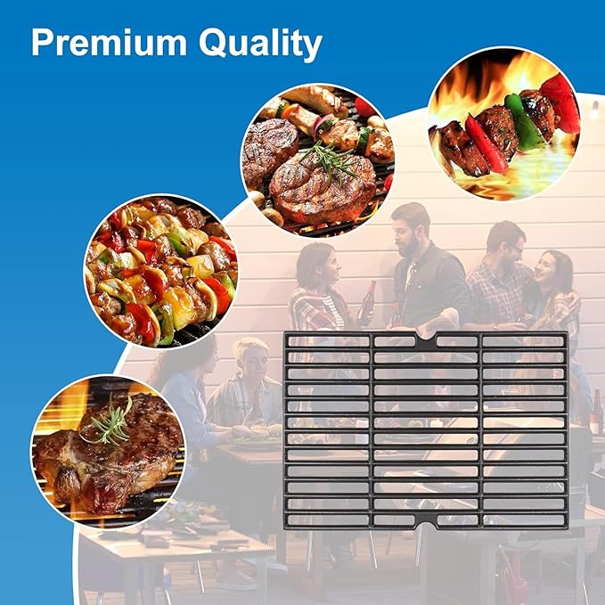 Uniflasy Grill Grates for Char-Broil 463736024 463732623 463732823 463732923 CharBroil Performance 375 3-Burner Replacement for American Gourmet 3B Grill Parts Replaces G426-0005-W1 G324-0004-W1