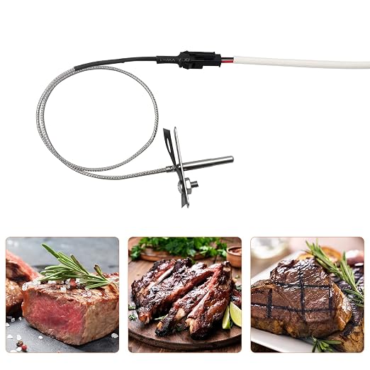 Replacement RTD Temperature Sensor for Pit Boss 3/5/7 Series,Pro Series II 4 Series,Sportsman 7 Series Vertical Smoker RTD Probe,Part Number : PBV357P1-36