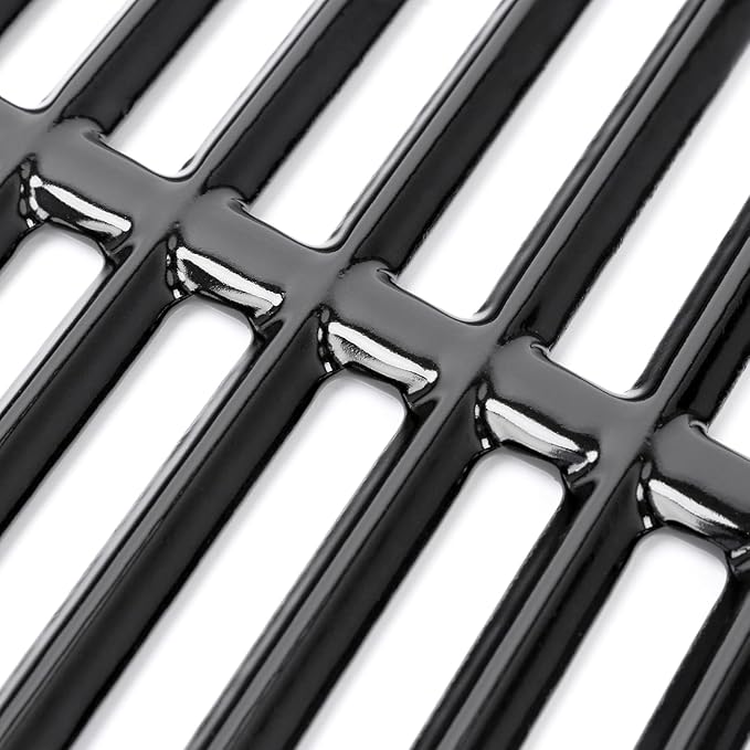 QuliMetal 66089 66097 18.7" Grill Grates for Weber Genesis 2 E-410/E-415/E-435, Grill Parts for Genesis II/LX E-440 Series Gas, Upgraded Cast Iron Grill Grates Replacements for Weber Genesis GS4