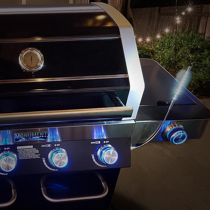 2 Pack Barbecue Grill USB Light for Monument Mesa 300 Gas Grills | Super-Bright Grilling Lights, Gifts for Men, Monument 25392 Gas Grill Accessories, Adjusted 360 Degrees