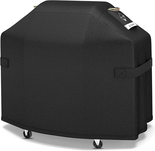 Ultimate Durable 55 Inch Grill Cover for Outdoor Grill,Heavy Duty Waterproof Rip-Proof BBQ Cover,Fade Resistant Gas Grill Cover with Straps,3-4 Burner Barbecue Cover for Weber Char-Broil Nexgrill,etc
