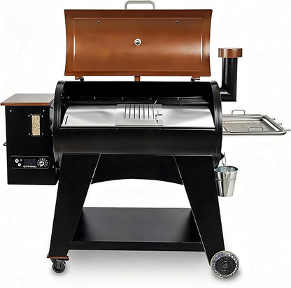 Flame Broiler Slide Cover and Bottom Kit for Pit Boss Pellet Grills, Replacement Heat Deflector for PB1600 PB1150 PB1100 PB1000 PB1100PS1, Flame Broiler Kit Parts for Pit Boss Accessories