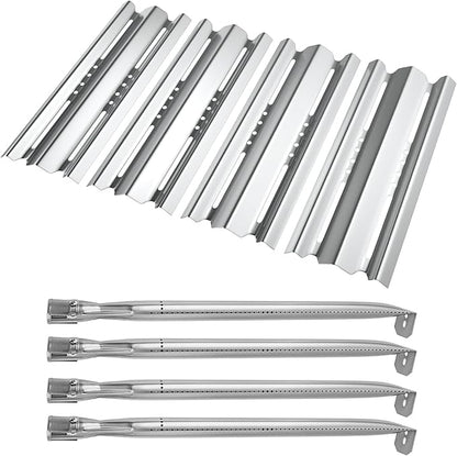 Grill Replacement Parts for Napoleon LEX 485/605/730 Series, Stainless Steel Heat Plate Shields and Grill Burners for Napoleon Built-in LEX, Mirage 485/605 LE LD485 Series Gas Grill Accessories
