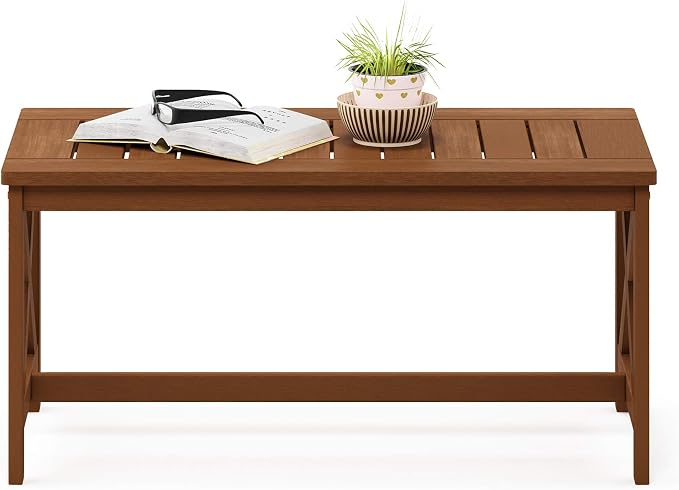 Furinno FG18111 Tioman Coffee Table, X-Leg, Natural