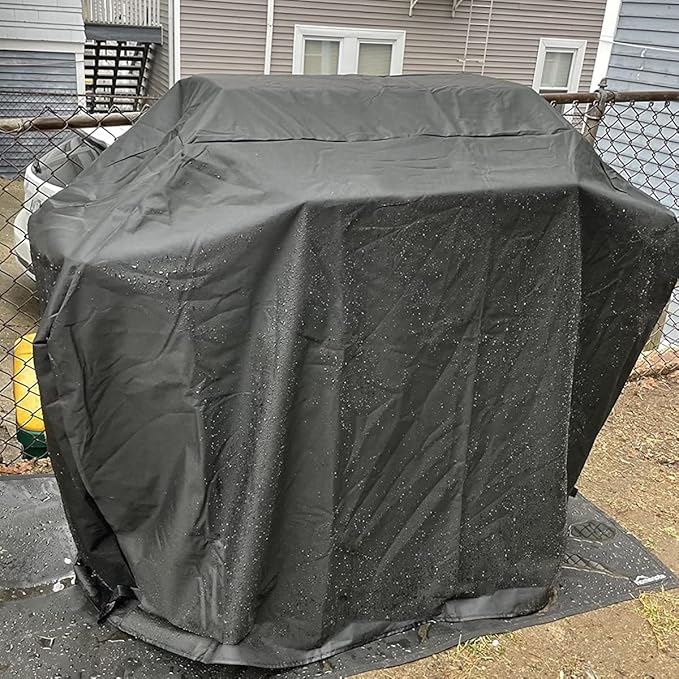 Grill Cover for Monument Grills 77352, 77352NG, Denali 405, Denali 425, 62 Inch Heavy Duty & Waterproof, Outdoor Barbecue Cover