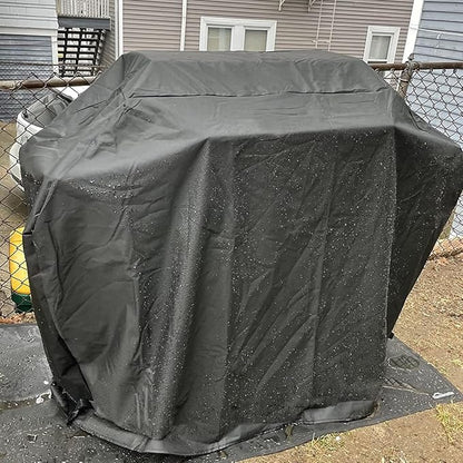 Grill Cover for Monument Grills 77352, 77352NG, Denali 405, Denali 425, 62 Inch Heavy Duty & Waterproof, Outdoor Barbecue Cover