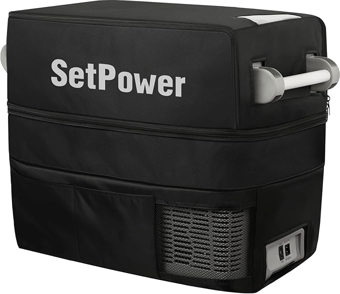 Setpower Insulated Protective Cover for AJ40 or AJ50 Portable Refrigerator Freezer, suitable for AJ40 AJ50 Both, Flexible Model