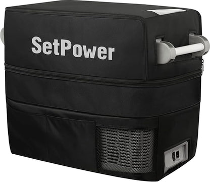 Setpower Insulated Protective Cover for AJ40 or AJ50 Portable Refrigerator Freezer, suitable for AJ40 AJ50 Both, Flexible Model