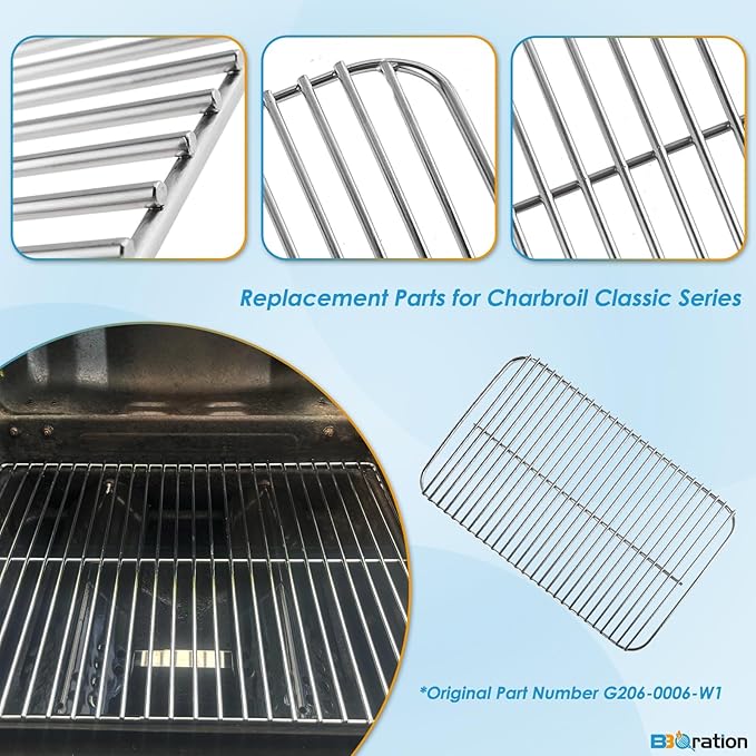 Grill Parts for Charbroil Classic 280 2-Burner 463672817-P2 463672717 463613717 463647018 463672817 G215-0203-W1 G206-0006-W1 Charbroil Classic Grill Parts for American Gourmet 465635821