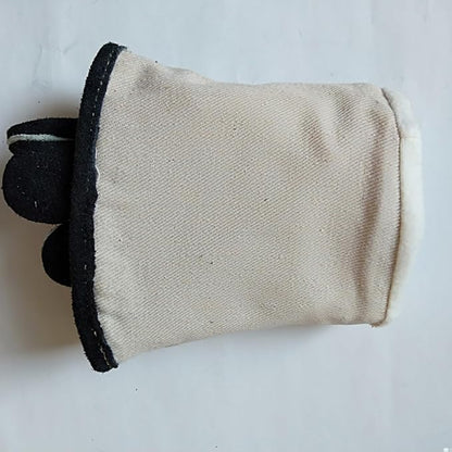 Heat Resistant Gloves for Grill BBQ,Long Sleeve Grill Gloves for Baking,Oven,Fireproof, Stove,Welder,Welding,Fireplace (Black-Yellow)