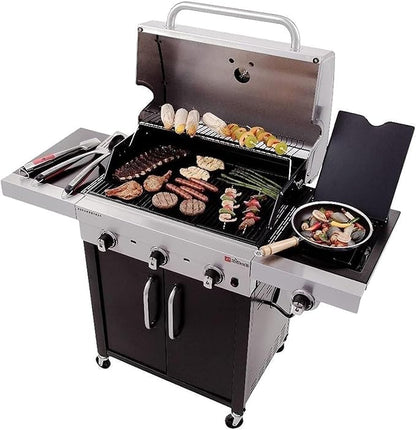 Hongso 17 Inch Porcelain-Enameled Emitters Plates for Charbroil G460-0500-W1 Performance Tru-Infrared 3 Burner 463371116 463371719 463370719 463371316 463371319 463280019 463370919 Models