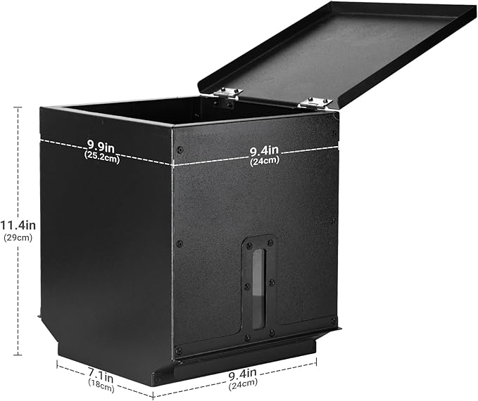 Stanbroil Pellet Grill Hopper Extension, Pellet Smoker Accessories for Traeger Pro Series 22, 34, 575, 780, Tailgater 20, Junior 20, Bronson 20, Black