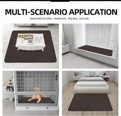 Easy-Going Sectional Couch Covers for Dogs L Shape Sofa Cover Reversible Sofa Slipcover Chaise Lounge Cover Furniture Protector Cover for Pets Dog Cat (42 x 68 inches, Chocolate/Chocolate) | Soft Sofa Slipcover For Dogs, Fits Left/Right Chaise Lounge P...