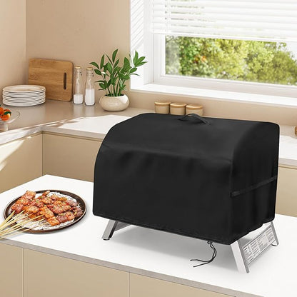 Grill Cover for Char Broil Grill2Go X200 Portable Propane Gas Grill, Waterproof Small Table Top BBQ Grill Cover, Heavy Duty 600D Outdoor Tabletop Grill Cover