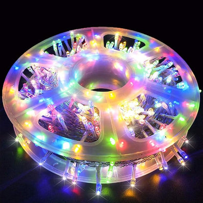 Multicolor Christmas Fairy String Lights, 165FT 500L Indoor Outdoor | 8 Modes with Memory, IP65 Waterproof, Clear Wire, Tangle-Free Design for Classroom Bedroom Camping window Party wedding Decor