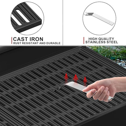 BBQ Grill Box Replacement Parts for Camp Chef Deluxe Barbecue Grill Box, fits 2 Burner Stoves Camp Chef 16" Cooking Systems, Compatible with BB90L, 24 in. x 16 in. x 8 in