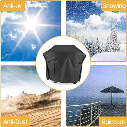 48 inch 7138 Premium Grill Cover BBQ Grill Cover for Weber Spirit 200 and Spirit II 200 Series 2 Burner Covers Heavy Duty and Waterproof Replacement Part for WeberBBQ Gas Grill