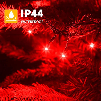105ft 300 LED Christmas String Lights, End to End Plug 8 Modes | Christmas Lights UL Certified - Outdoor Indoor Fairy Light Christma s Tree, Patio, Garden, Party, Wedding, Holiday (Red)