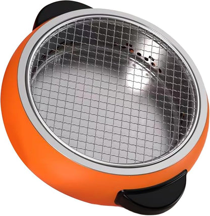 Barbecue Grill,Stainless Steel Heat-Resistant Outdoor Cooking Tool - BBQ Grill Charcoal | for Hiking Garden Balcony Backyard Patio Traveling Picnic Party