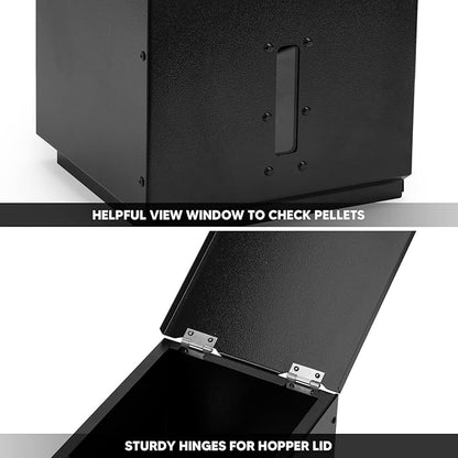 Stanbroil Pellet Grill Hopper Extension for Pit Boss 340 and 440 Series, Black