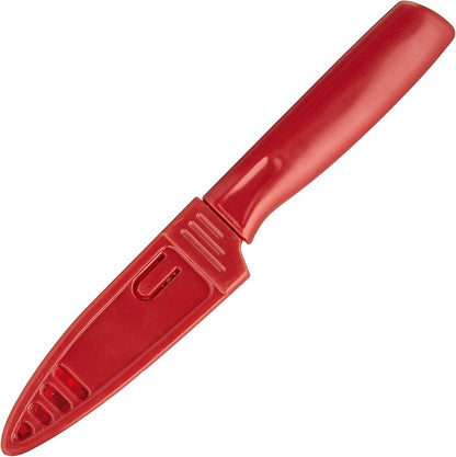 Mercer Culinary 4 Non-Stick Paring Knife, Red