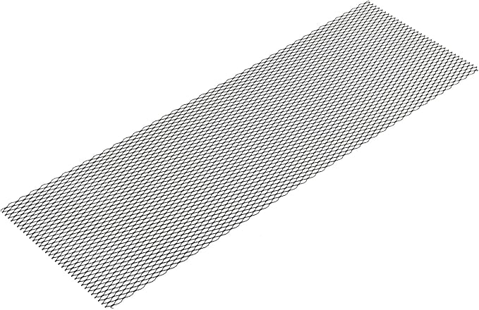 AggAuto Universal 40"x13" Car Grill Mesh 11x25mm Hexagon Hole Black | Aluminum Alloy Automotive Grille Insert Bumper, One of the Most Multifunctional Shape Grids 100x33cm