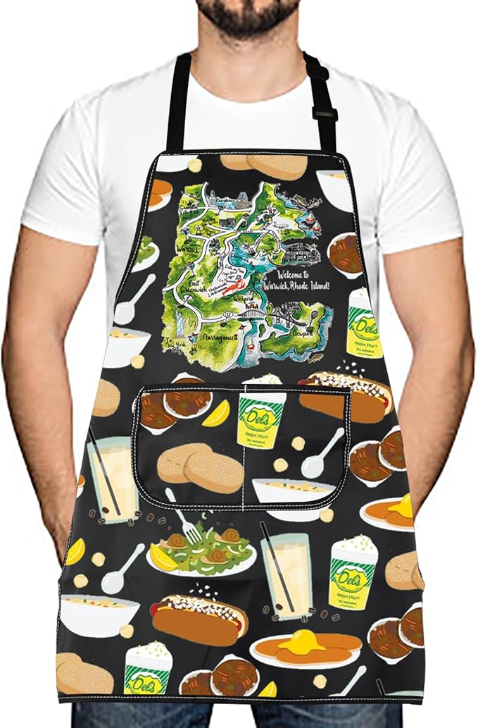 Rhode Island Kitchen Apron Ocean State Vacation Lover Travel Reusable Apron Graduation Gift for Her