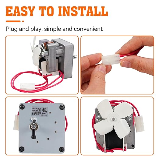 2026 Upgraded 2.0RPM Auger Motor Replacement Parts Compatible with Traeger, Pit Boss, Camp Chef Wood Pellet Grills Smokers,120V 60Hz 2 Pole