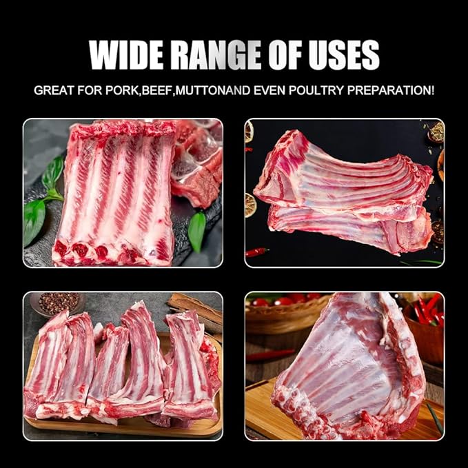 Premium Rib Membrane Removal Tool - Stainless Steel Rib Membrane Remover with Ergonomic Handle, Dishwasher Safe, Effortless Prep for BBQ Grilling & Smoking
