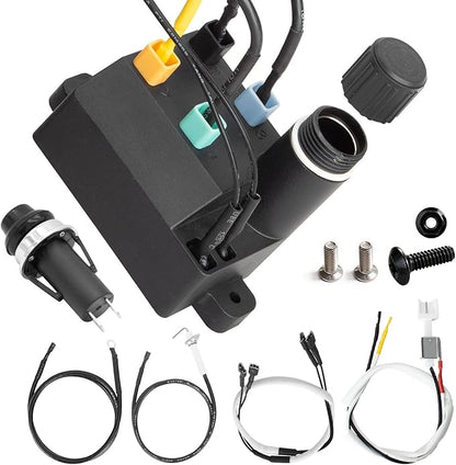SafBbcue 7643 Grill Igniter Replacement Igniter Kit for Weber Spirit 220 and 320 Gas Grills - Compatible with Models Featuring Front-Mounted Control Panels