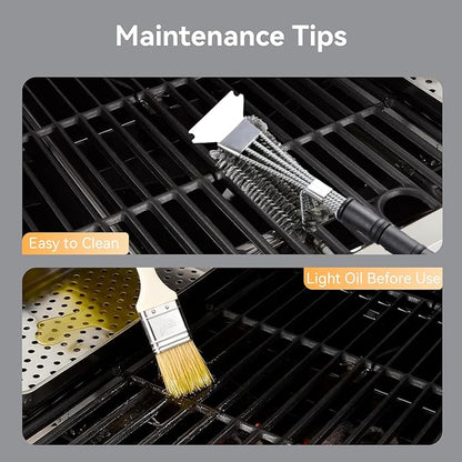 463365021 17" Grill Grates for Charbroil Performance 4 Burner 463365522 463366022 463352521 463354021 463350521 Models, Cooking Grates for Char-broil Grill Replacement Parts G426-0004-W1 G426-0005-W1