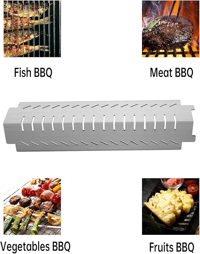 Kalomo Grill Grates Grill Replacement Parts for Kirkland 463230703, Charbroil 463252105, Centro 4000, 85-1095-6, Thermos 461230403, 461246804, Front Avenue, Stainless Steel Cook Grid BBQ Accessories