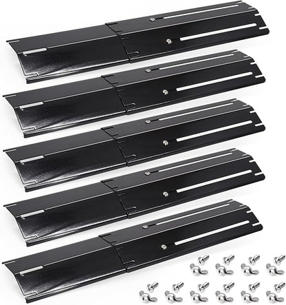Adjustable Universal Grill Heat Plates, Heat Shields, Heat Tents, Burner Covers Guard, Heat Deflector, Heat Diffuser, Flame Tamer for Nexgrill, Dyna Glo, Charbroil, Brinkmann Grill Replacement Parts.