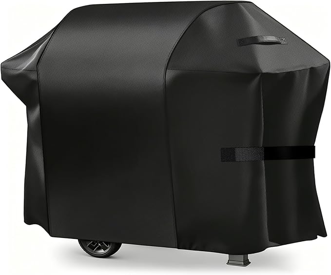 Grill Cover, 58-inch Heavy Duty Oxford Outside Waterproof Grill Covers, Dust-Proof Windproof UV Resistant BBQ Gas Cover Fit Most Brands Char Broil, Weber, Brinkmann, Holland