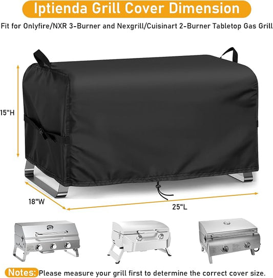Grill Cover for ONLYFIRE GS307 Cuisinart CGG-306 25x18x15in