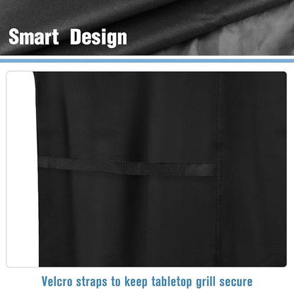 Mini Gas Grill Cover for Royal Gourmet CC1015W for Joyfair Charcoal Grill | 17x12x15,Waterproof Dustproof Heavy Duty Oxford Fabric,for Royal Gourmet CC1015W for Joyfair Portable Charcoal Grill