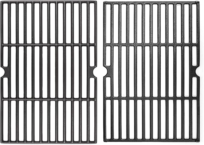 Uniflasy DG1-70-01-634-R Cooking Grid Grates for Dyna-Glo DGF350CSP DGF350CSP-D 2-Burner Open Cart Propane Cast Iron Gas Grill Grate DGF350SNP DGF350SNP-D 101-03011,Grill Grate for Blue Rhino GBC1932L