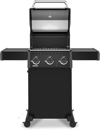Broil King 864054 Crown 310, Liquid Propane (LP), Black